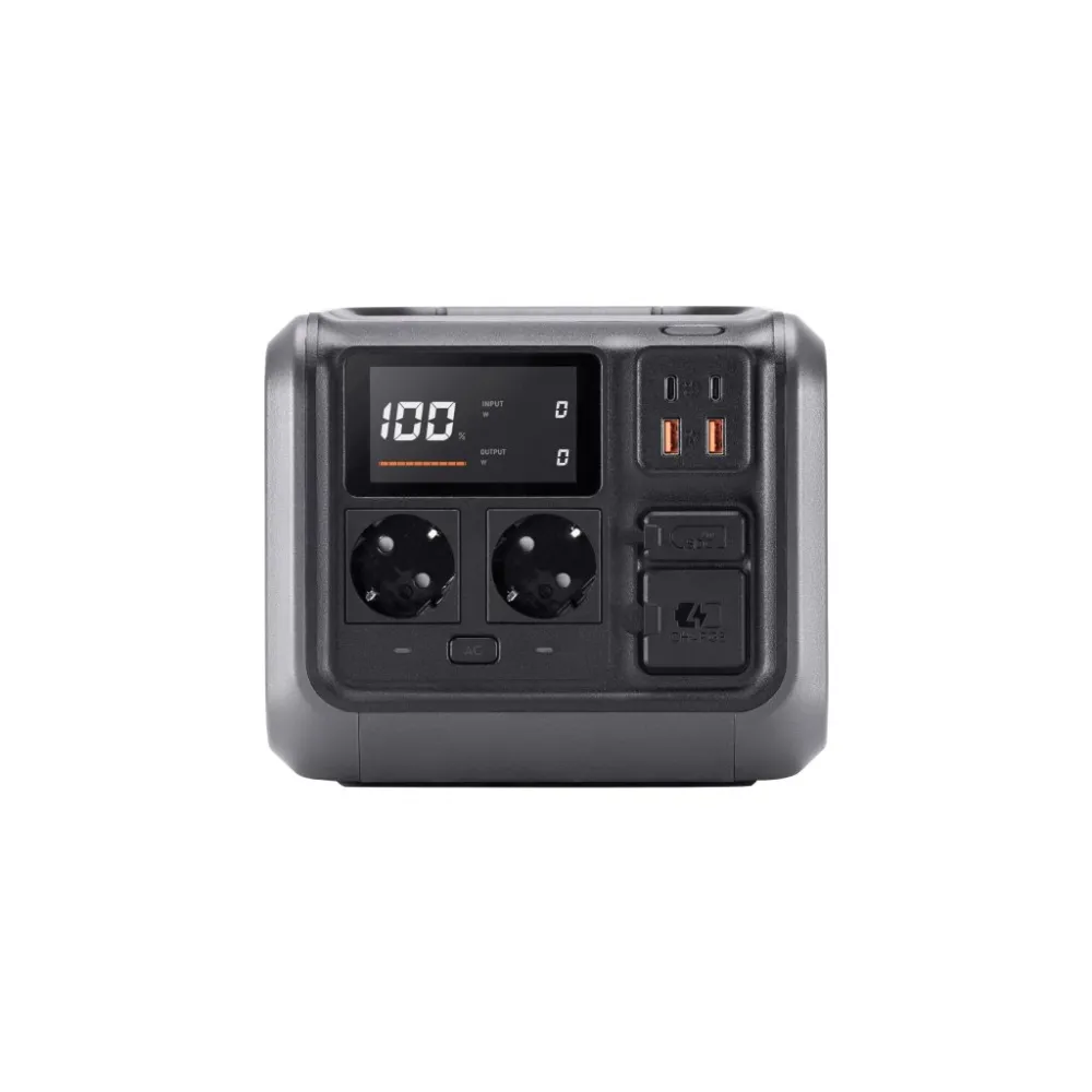 DJI Power 500 - 512Wh Portable Power Station, AC Output x2,USB-C x2,USB-A x2,SDC Lite x1,AC Input x1