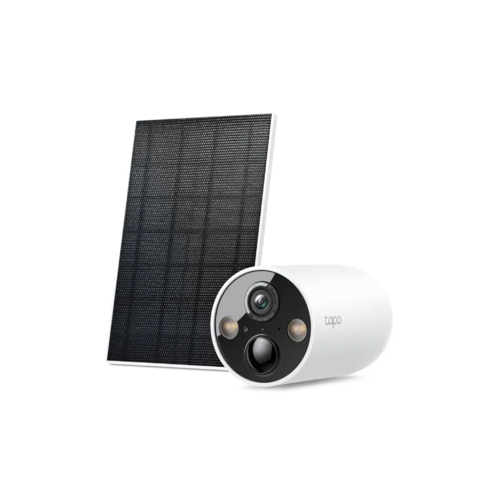 TP-LINK TAPO C425 KIT Solar-Powered Security Camera Kit, 2K QHD, 4MP, Free AI Detection, IP66