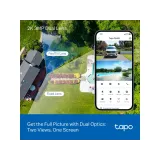 TP-LINK TAPO C545D Outdoor Dual Lens Security Wi-Fi Camera,Double 2K View,360 AI Tracking,3MP, IP66
