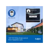 TP-LINK TAPO C545D Outdoor Dual Lens Security Wi-Fi Camera,Double 2K View,360 AI Tracking,3MP, IP66