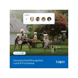 TP-LINK TAPO C560WS 4K Outdoor Pan/Tilt Security Wi-Fi Camera, 360 AI Tracking, IP66 Weatherproof