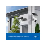 TP-LINK TAPO C610 KIT Solar-Powered Pan/Tilt Security Camera Kit, 360 AI Tracking, 2K 3MP, IP65