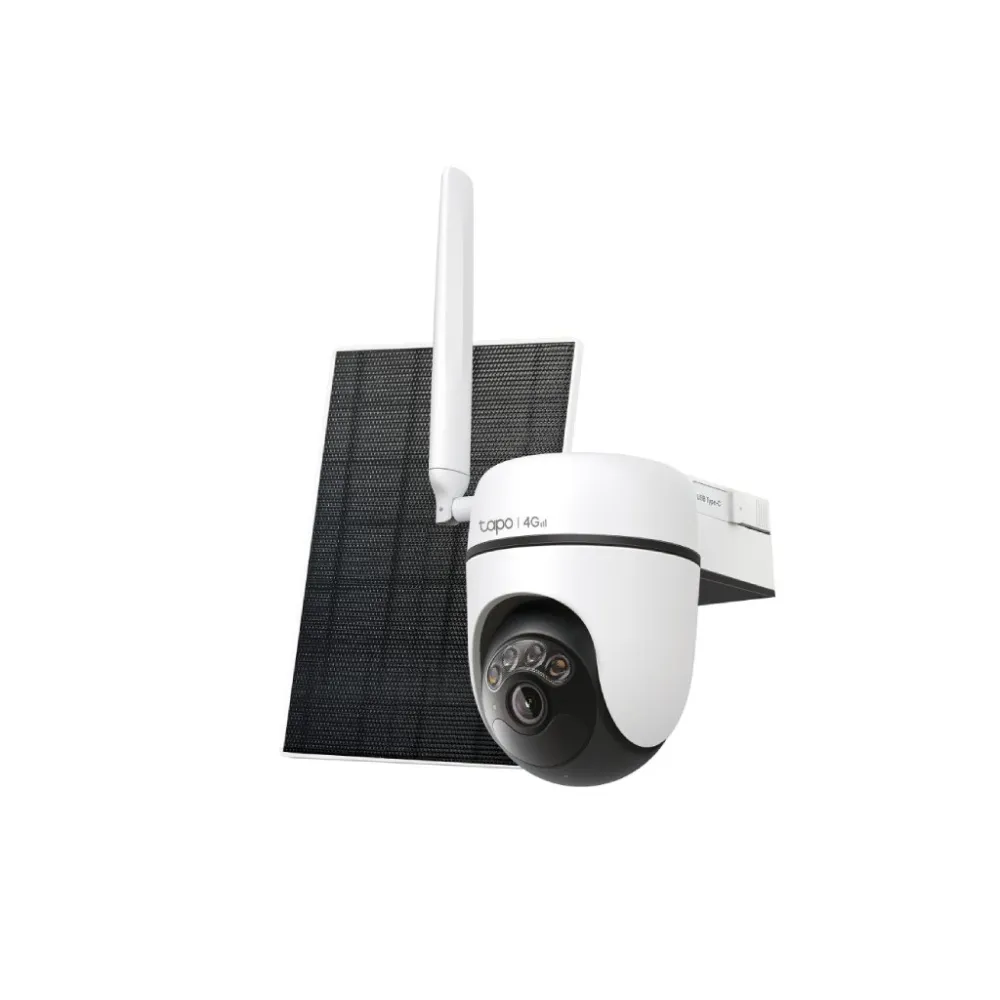 TP-LINK TAPO C615G KIT Solar-Powered Pan/Tilt 4G LTE Security Camera Kit, 2K 3MP, IP65