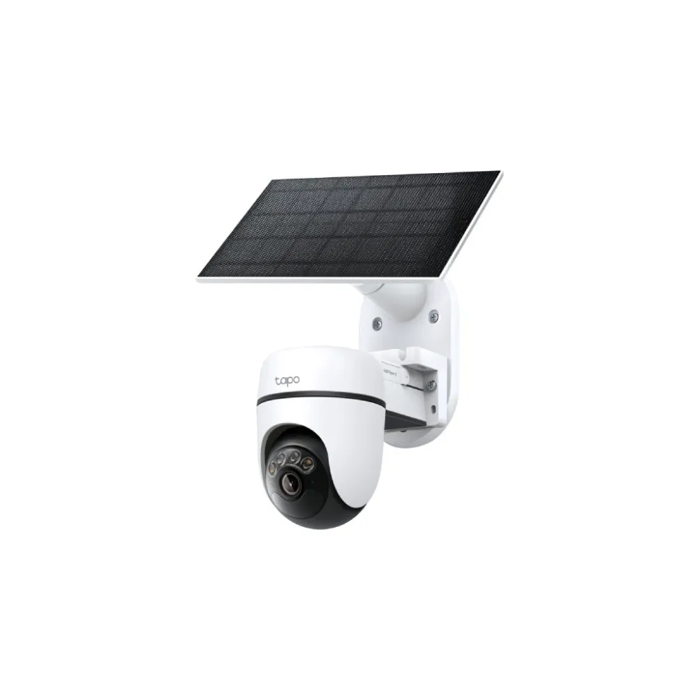 TP-LINK TAPO C630 KIT Solar-Powered Pan/Tilt Security Camera Kit, 24/7, 3K 5MP, IP 65, AI