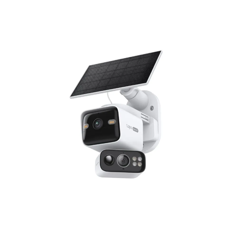 TP-LINK TAPO C645D KIT Dual 2K Solar-Powered Dual-Lens Pan/Tilt Security Camera Kit