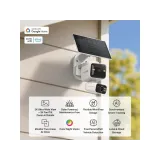 TP-LINK TAPO C645D KIT Dual 2K Solar-Powered Dual-Lens Pan/Tilt Security Camera Kit
