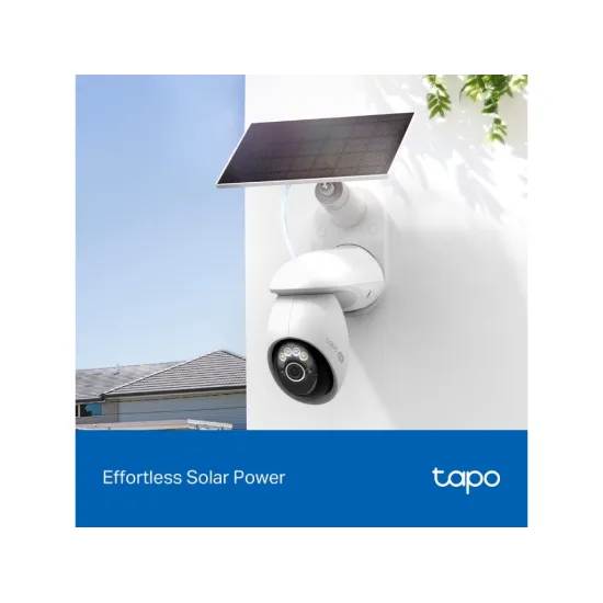 TP-LINK TAPO C660 KIT Ultra 4K Solar-Powered Pan/Tilt Security Camera Kit, 360 AI Tracking