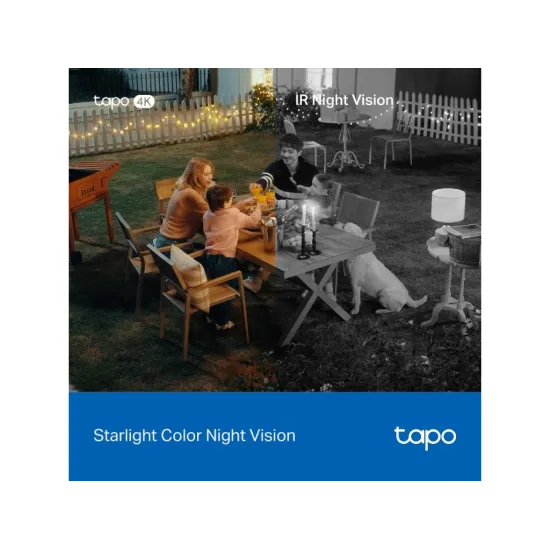 TP-LINK TAPO C660 KIT Ultra 4K Solar-Powered Pan/Tilt Security Camera Kit, 360 AI Tracking