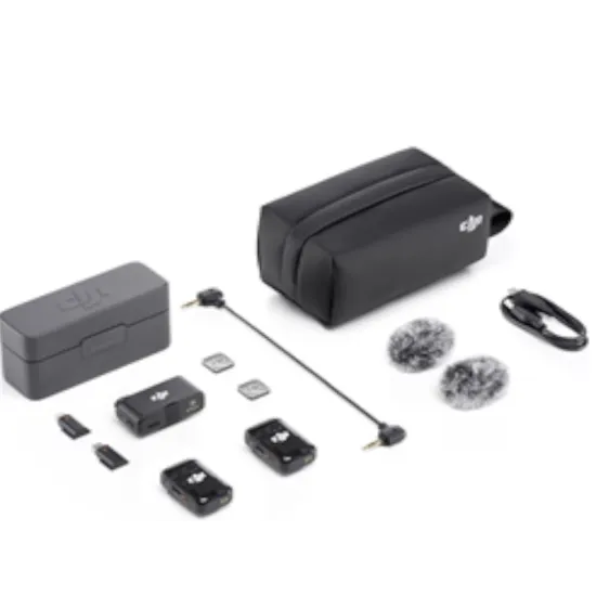 DJI Mic 2 (2 TX + 1 RX + Charging Case) - Wireless microphone system