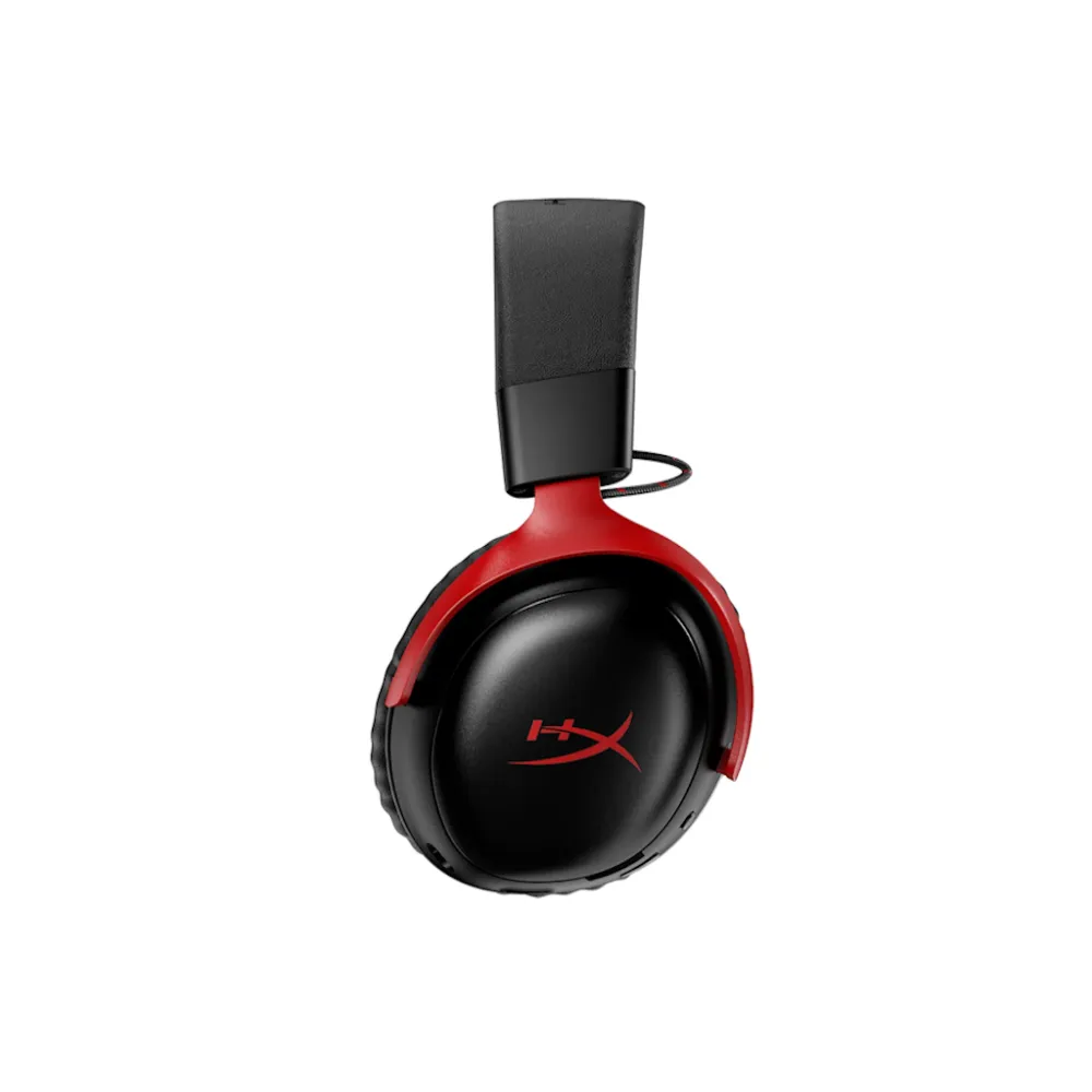 HyperX Cloud III S Wireless Gaming Headset/PC/PS5/Mobile/Mac/120Hr/2.4GHz Wireless/Black-red