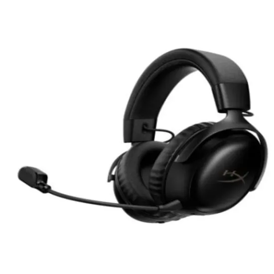 HyperX Cloud III S Wireless Gaming Headset/PC/PS5/Mobile/Mac/120Hr/2.4GHz Wireless/Black