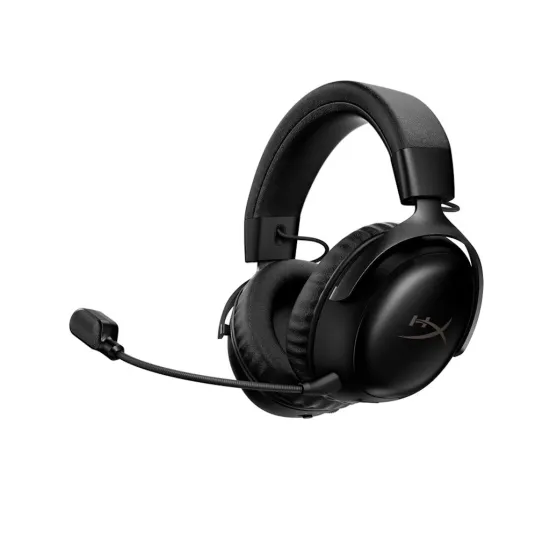 HyperX Cloud III S Wireless Gaming Headset/PC/PS5/Mobile/Mac/120Hr/2.4GHz Wireless/Black