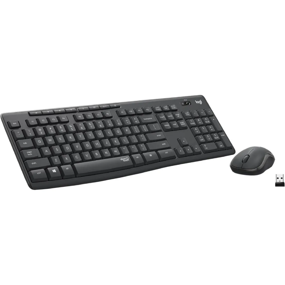 LOGITECH MK295 Silent Wireless Desktop Tastatura + Miš, USB, US layout