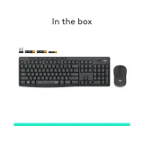 LOGITECH MK295 Silent Wireless Desktop Tastatura + Miš, USB, US layout