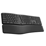 TRUST Keyra Ergonomic multidevice wireless keyboard US