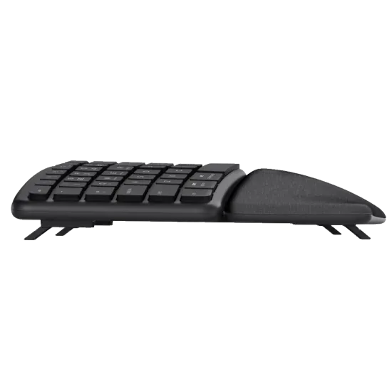 TRUST Keyra Ergonomic multidevice wireless keyboard US