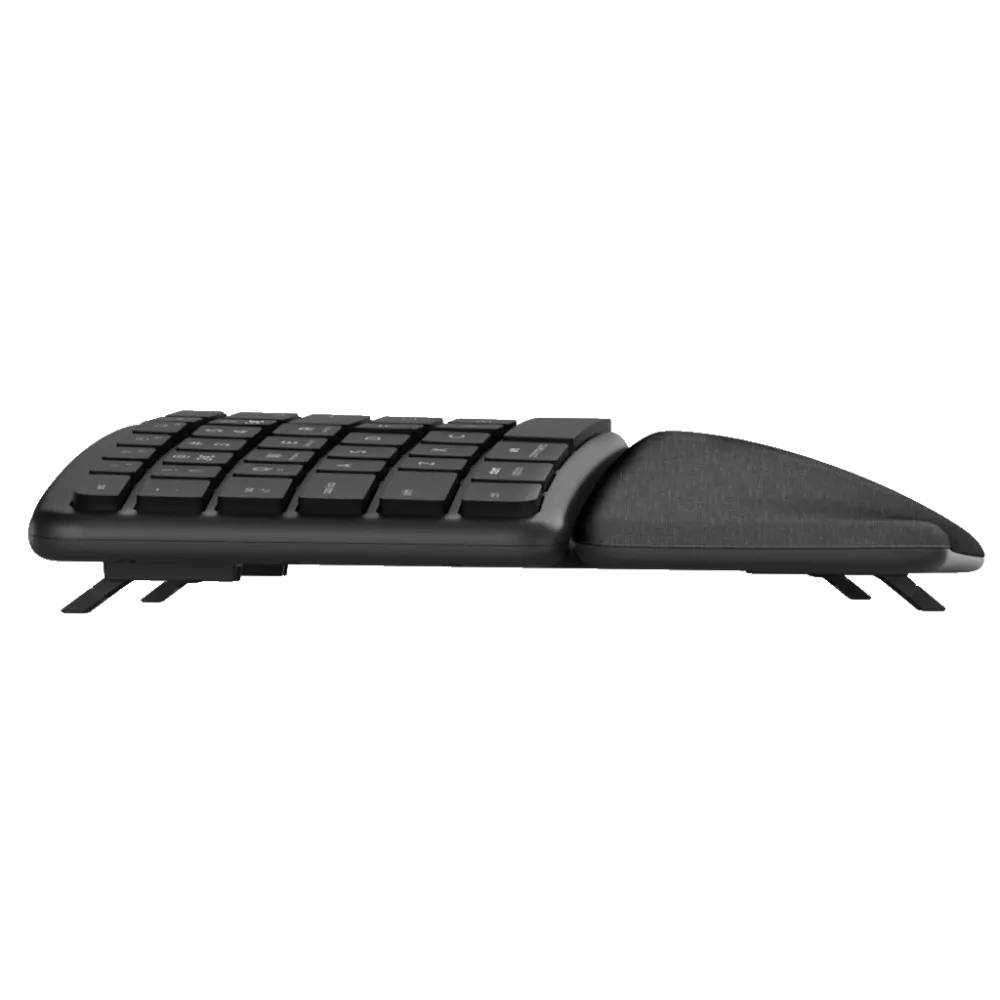 TRUST Keyra Ergonomic multidevice wireless keyboard US