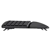TRUST Keyra Ergonomic multidevice wireless keyboard US
