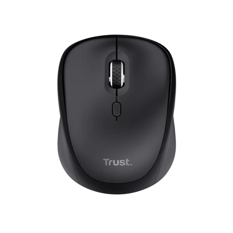 TRUST Ody II Silent Wireless Keyboard & Mouse set,YU,Crna