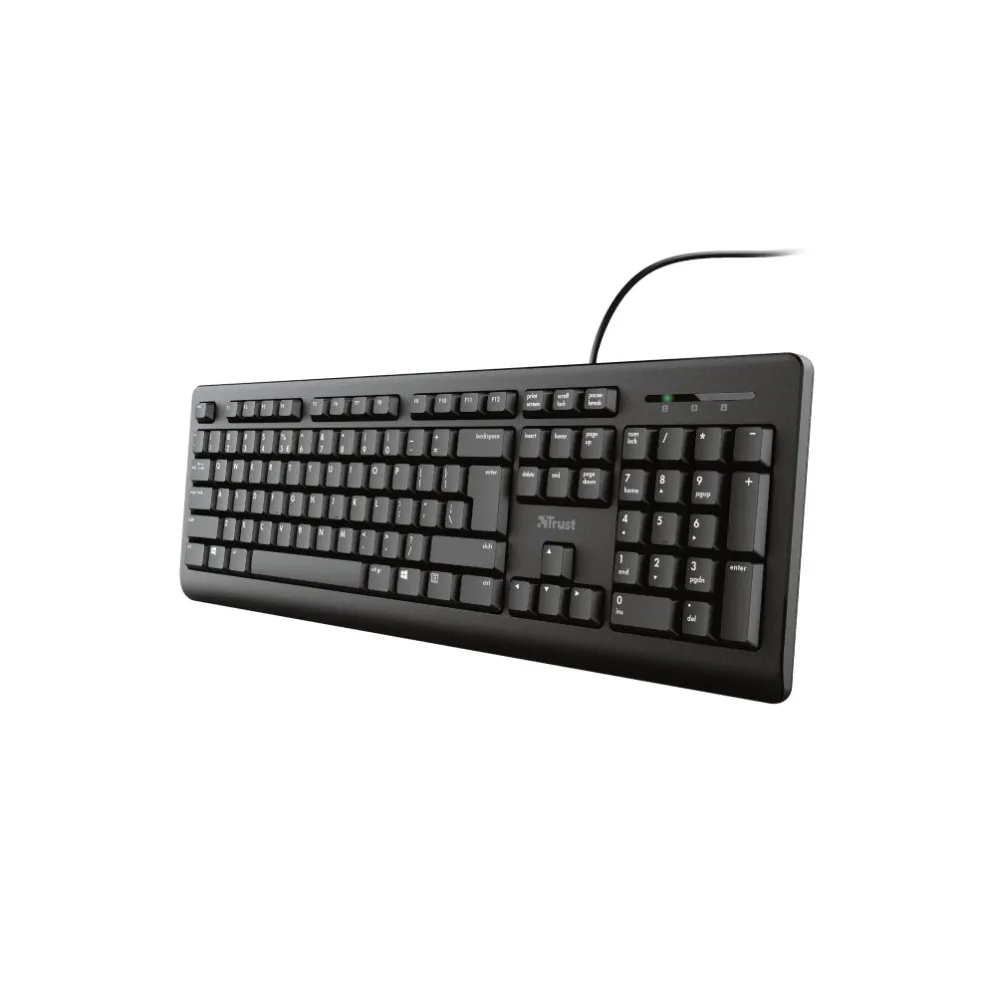 TRUST Primo Keyboard Zicana,YU,Crna