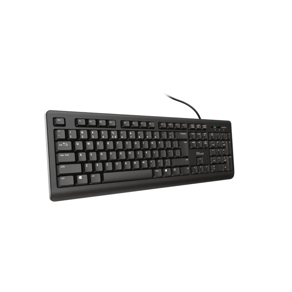 TRUST Primo Keyboard Zicana,YU,Crna