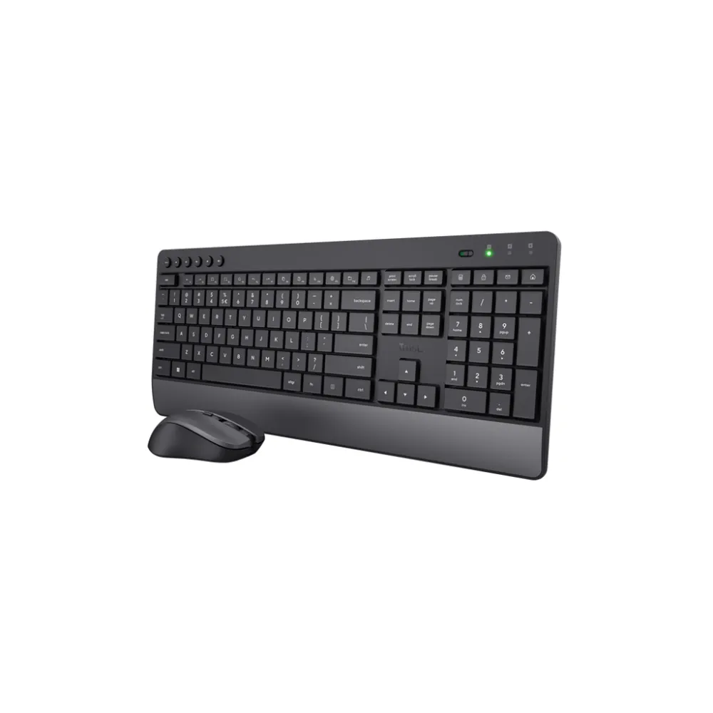 TRUST Trezo Comfort Wireless Keyboard & Mouse Set, US Layout