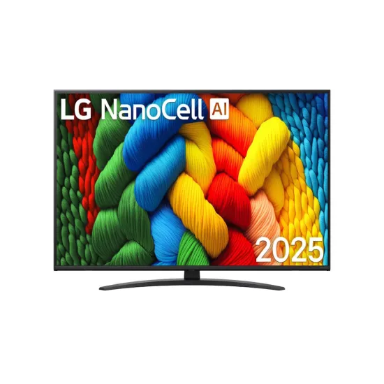 LG 50NANO81A3A LED TV 50 ultra HD, NanoCell, WebOS 25 smart, Alpha7 AI CPU 4K Gen8, magic remote