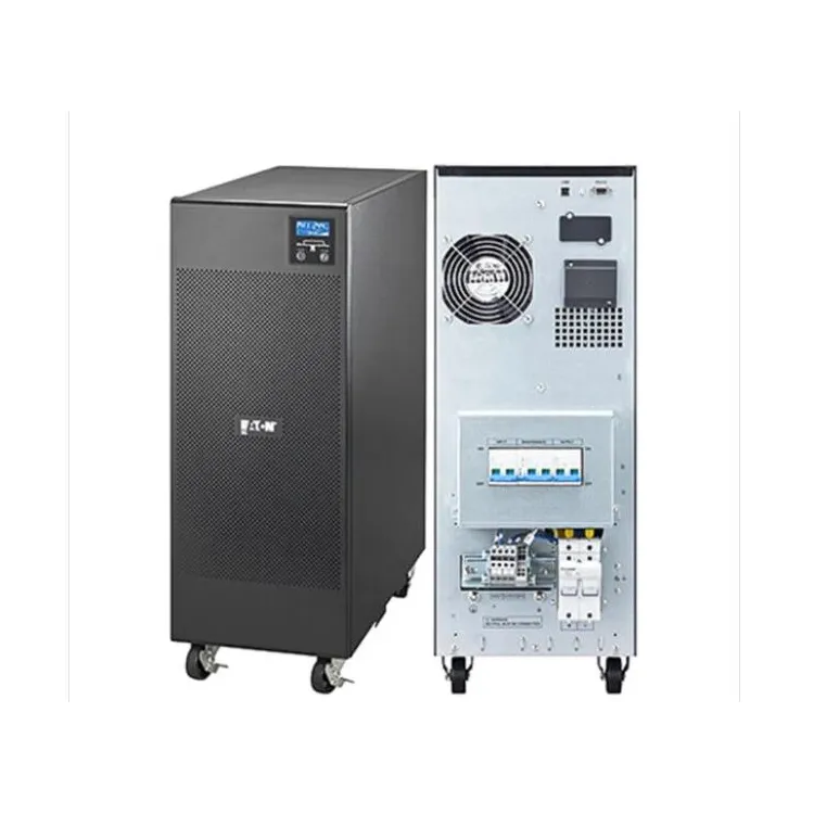 Eaton 9E UPS,6000 VA,4800 W,Input: Hardwired, Output: Hardwired,Tower,Online double conversion