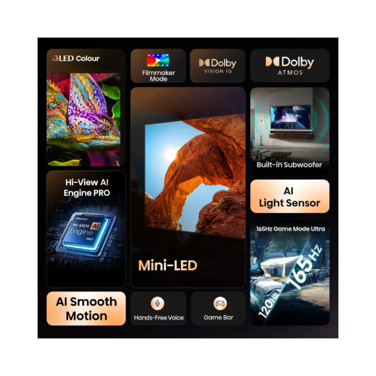 100 inča 100U7Q Mini-LED 4K UHD Smart TV