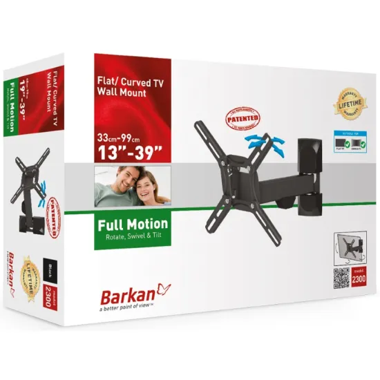 2300.B LCD TV zglobni zidni nosač do 39 inča