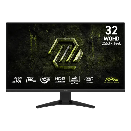 32 inča MAG 325QF E18V, WQHD 2560x1440 Rapid VA 180 Hz gaming monitor