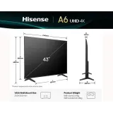 43 inča 43A6Q 4K UHD Smart TV