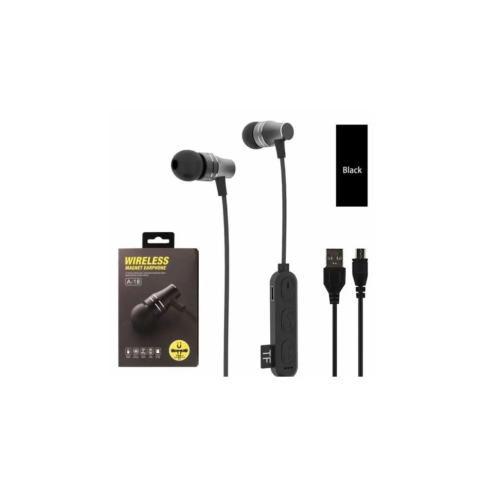 A-18 wireless slušalice crne