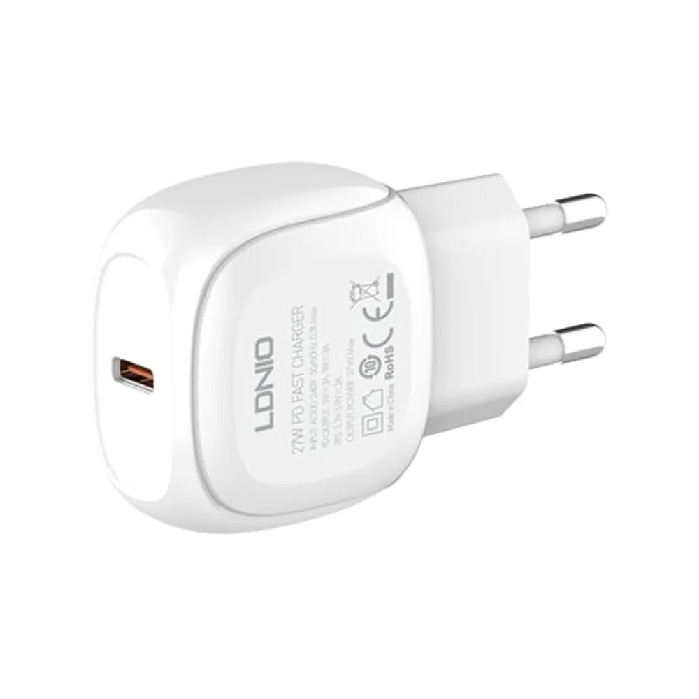 A1206C Tip C- Lightning 27W punjač beli