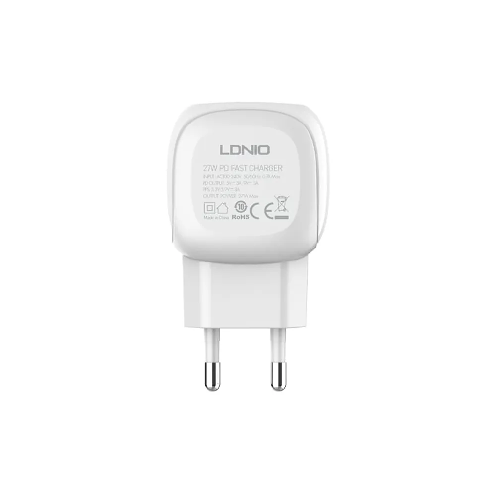 A1206C Tip C- Lightning 27W punjač beli