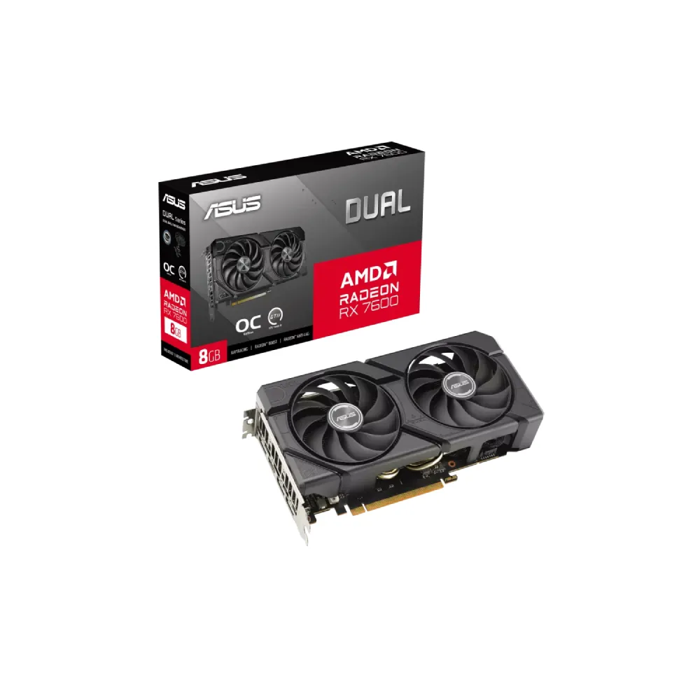 AMD Radeon RX 7600 EVO 8GB DUAL-RX7600-O8G-EVO