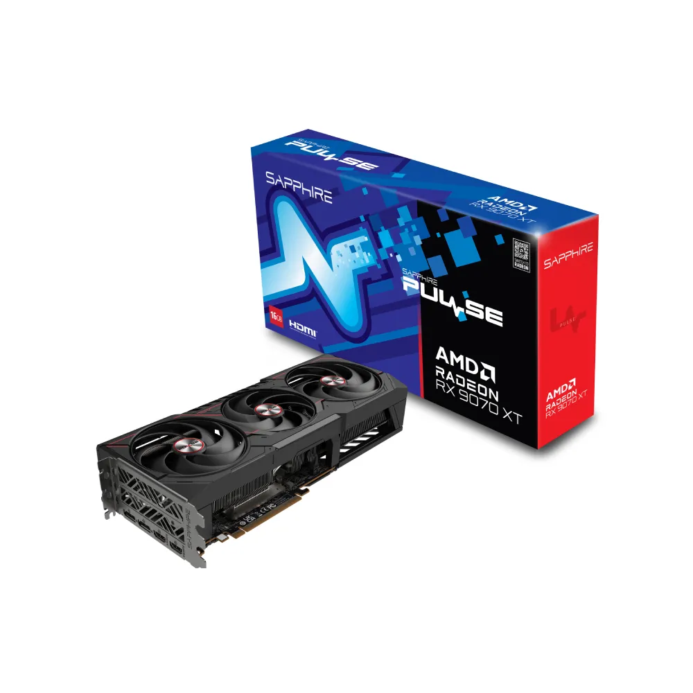 AMD Radeon RX 9070 XT 16GB 256bit PULSE RX 9070 XT GAMING 16GB (11348-03-20G)