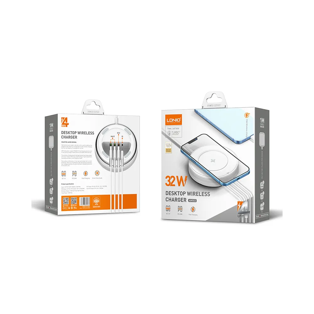 AW003 5u1 Desktop QC Wireless 32W Punjač