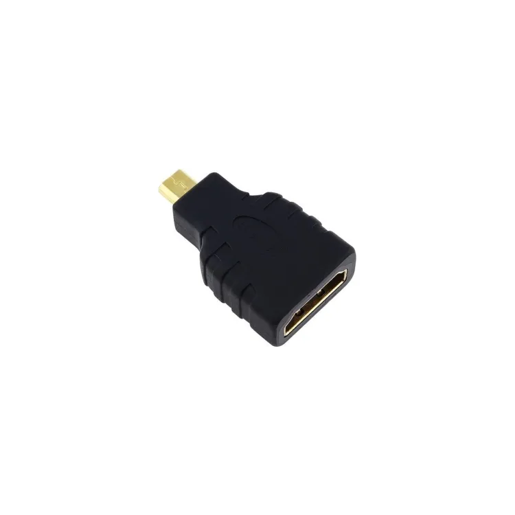 Adapter Micro HDMI (M) - HDMI (F) crni