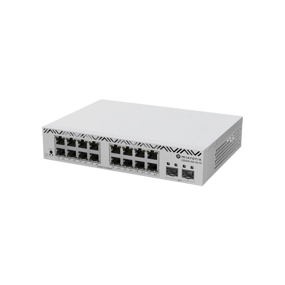 CSS318-16G-2S+IN 16x GigE, 2xSFP switch