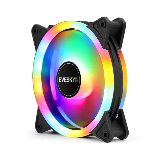 Camo 120mm x 120mm x 25mm RGB spoljašnji i unutrašnji ventilator bulk