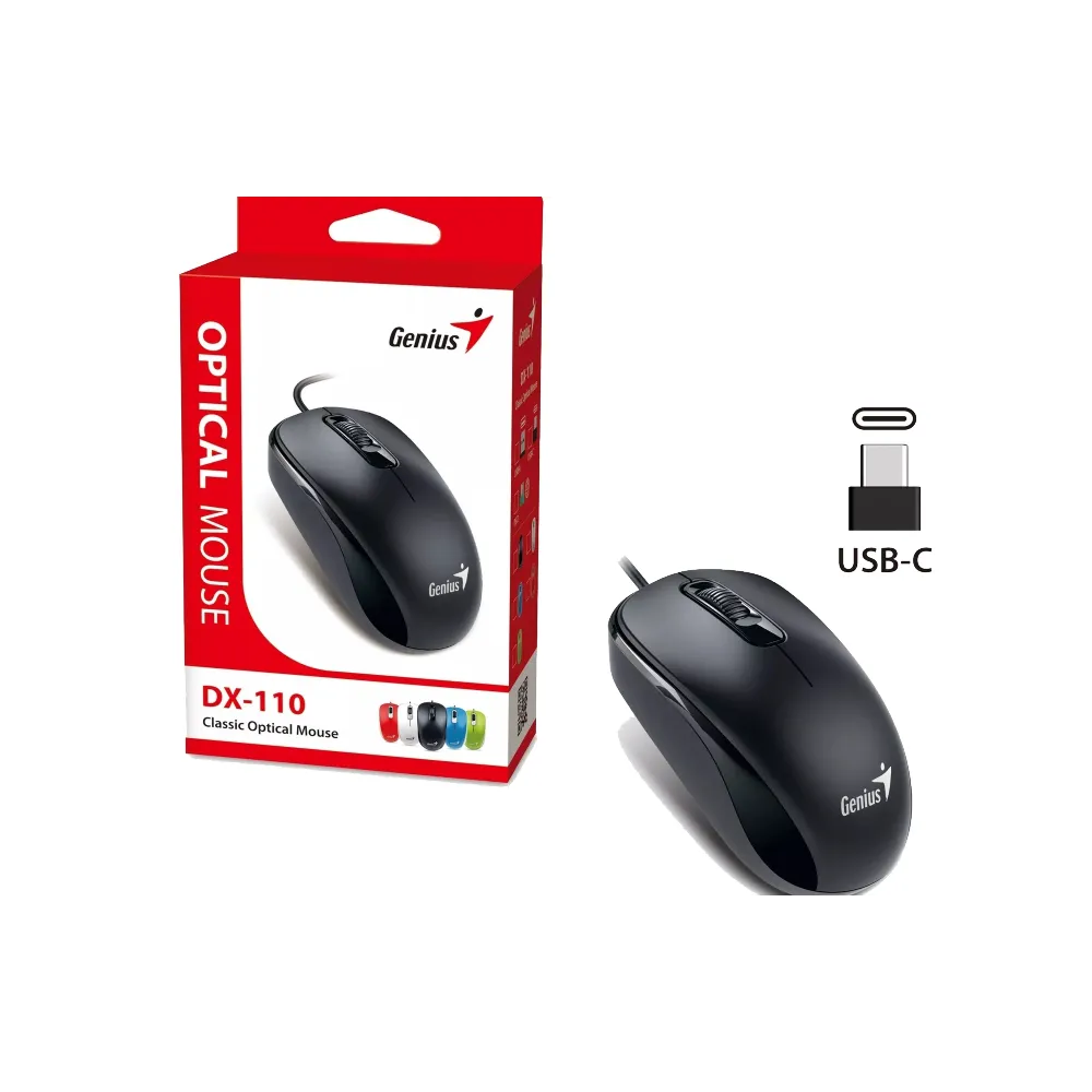 DX-110 USB-C Optical crni miš