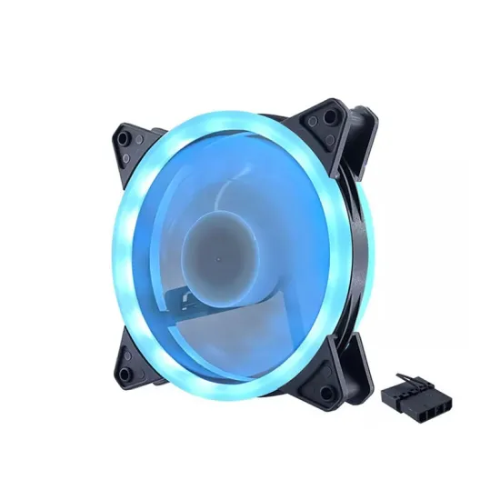 Eclipso 120mm x 120mm x 25mm RGB (ARGB) ventilator crni