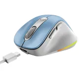 Ergo 9000S Pro Light Blue USB Bežični plavi miš