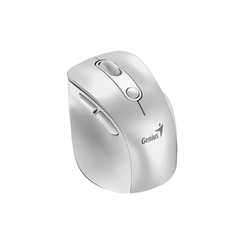 Ergo 9000S Pro Pearl White USB Bežični beli miš