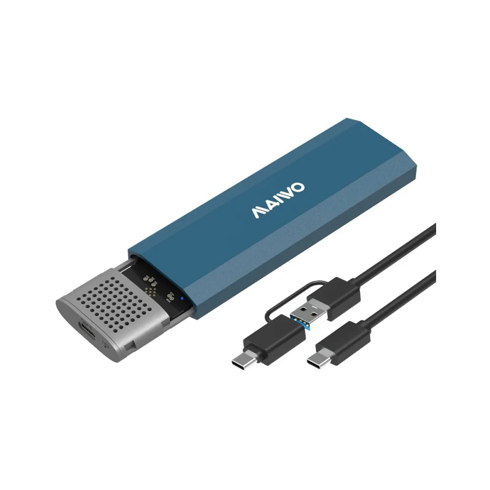 Externo Kućište USB-C 3.1 na M.2 NVMe/SATA aluminium, K1690