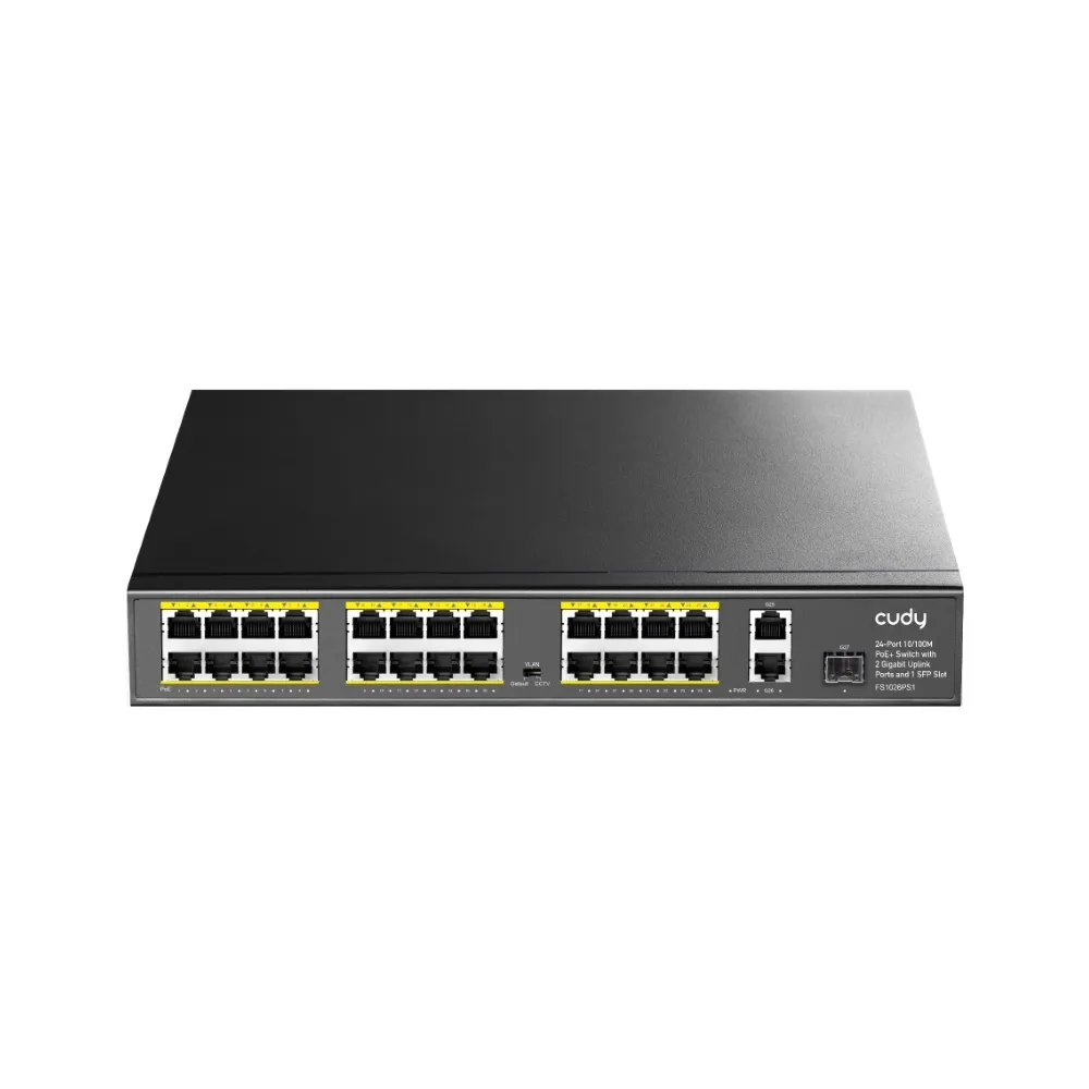 FS1026PS1 PoE+ 26port switch