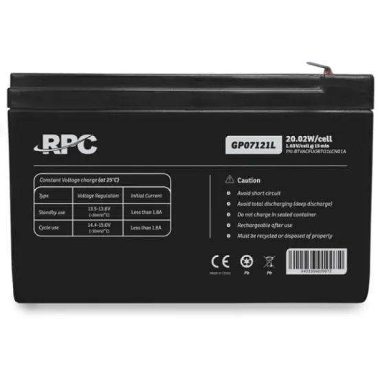 GP07121L baterija za UPS 12V 20.02W (BTVACFUOBTA1LCW01A)