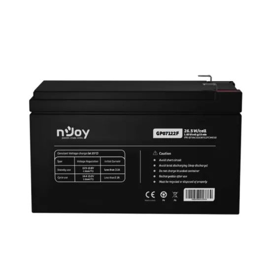 GP07122F baterija za UPS 12V 7Ah (BTVACGUOBTG2FCW01B)