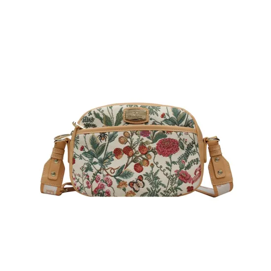 H-1194 FLORAL SUMMER BEIGE Torba